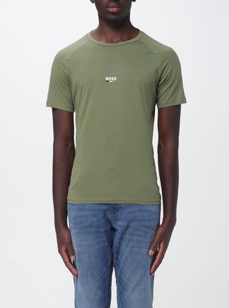 HUGO BOSS T-shirt in cotone con mini logo