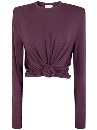 Magda Butrym Twist Long Sleeves Top