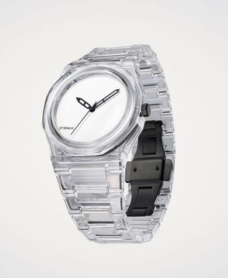 D1 Milano Orologio Exp_White Nylon 39 mm D1 Milano