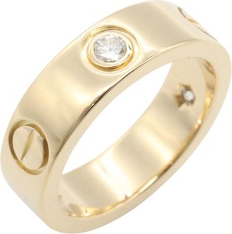 Cartier Gold Clear Yellow Gold (18K) Band Ring (Pre-Owned)