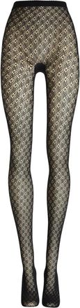 Wolford Collant a Rete Blossom - - Underwear - Donna - Nero - S
