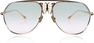 Anna-Karin Karlsson MISS ROSELL 2.0 Gold Blush Womens Sunglasses Gold Size 62
