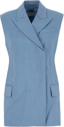Sportmax Gilet sartoriale Ilex - Blu