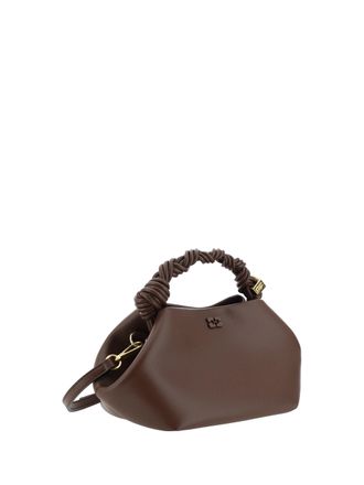 Ganni Womens Handbag Bou Mini Chocolate Fondant Calf Leather (bos Taurus) Handbags Hand Bags