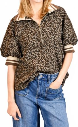 Entro Wild Allure Blouse In Leopard