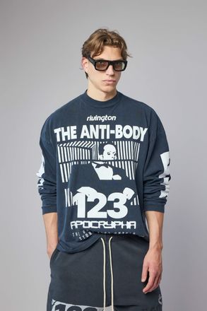 RRR123 The Anti-body Vintage LS Tee Black