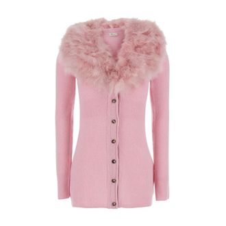 Blumarine Dames, Truien, Roze, Maat: M Wol