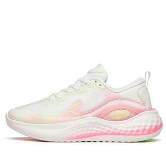Anta (WMNS) ANTA Running Series Sneakers White Green Pink 122145556S-6