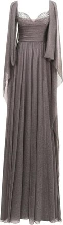 Gemy Maalouf sweetheart-neck gown - women - Fabric - 6 - Grey