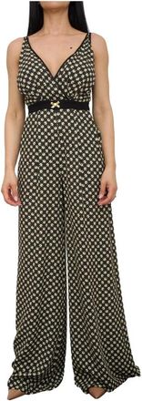 Elisabetta Franchi Stijlvolle Jumpsuit voor Moeiteloze Stijl - Dames - Jumpsuits - Zwart - S - Jumpsuits & Playsuits
