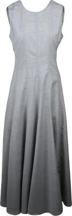 Department Five Mabel Flared Dress - Dames - Casual kleedjes - Grijs - M - Wol - Kleedjes