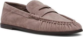 Steve Madden Stewart Convertible Penny Loafer in Taupe Suede at Nordstrom, Size 5.5