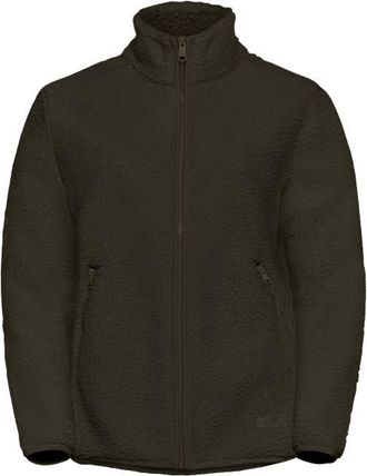 Jack Wolfskin High Curl Jacket Fleecejacke für Damen | oliv