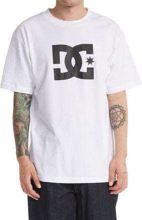 DC T-Shirt DC SHOES DC Star, Herren, Gr. XL, weiss (wei&szlig;), Obermaterial: 100% Walkfrottier;, Shirts T-Shirt
