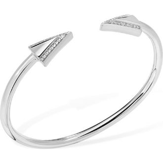 Lucy Quartermaine Twist Art Deco Bangle in Sterling Silver at Nordstrom
