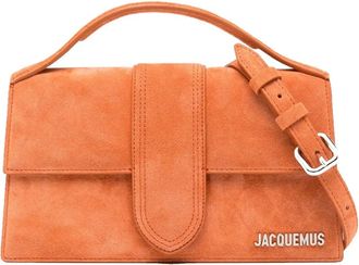 Jacquemus Womens Le Grand Bambino Shoulder Bag - Orange Leather - One Size