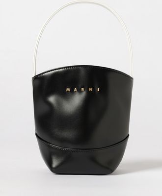 Marni Borsa Flower Basket in pelle sintetica