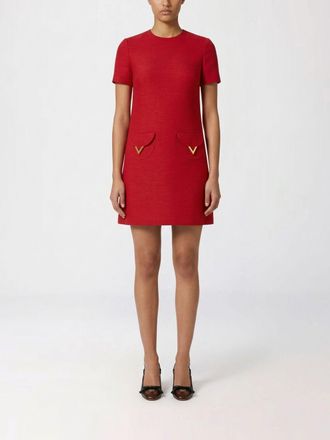 Valentino Abito in lana vergine e seta VLogo Valentino