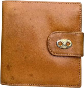 Celine Portafoglio Pre-owned in Pelle Liscia - - Pre-owned - Donna - Marrone - ONE SIZE