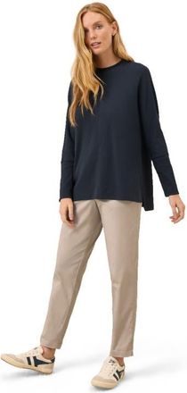 Pact Organic Cotton Airplane Long Sleeve Poncho in Midnight Blue at Nordstrom, Size X-Large