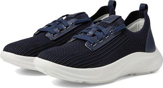 Johnston & Murphy Escape Knit Lace-Up Womens Shoes Navy : 7.5 M, Leather