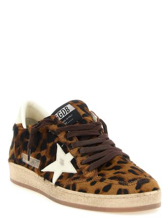 Golden Goose Womens Brown Cowhide Low Top Sneakers