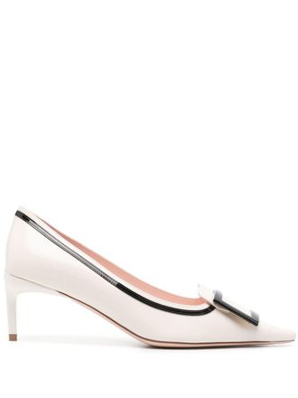 Roger Vivier Viv Canard Leather Pumps