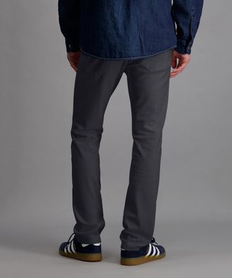 Pioneer Authentic Jeans Chinohose ERIC, Herren, Gr. 30, L&auml;nge 34, dunkelgrau washed, Web, Obermaterial: 70% Baumwolle, 28% Viskose, 2% Elasthan, PIONEER AUTHENTIC JEANS, stra