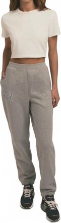 Favorite Daughter Collegiate Joggers In Heather Grey