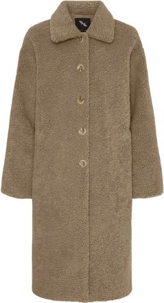 BTF-CPH Nepbont & Shearling Jassen - Dames - Jassen - Beige - 3XL - Nepbont - Jassen