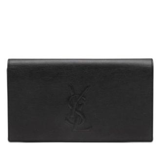 Saint Laurent Pre-owned Cuoio clutches - - Pre-owned - Donna - Nero - ONE SIZE