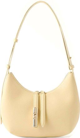 Furla Drop S Bag In Yellow Leather