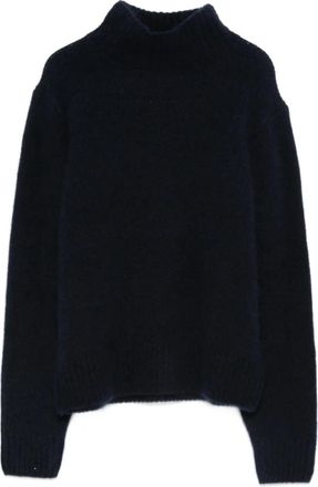 Hemisphere Maglione con scollo a imbuto - Blu