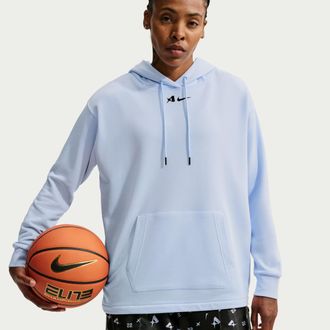 Nike Womens Aja Wilson Basketball Hoodie in Blue | IO1343-407