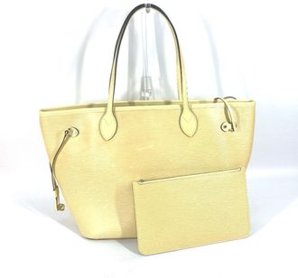 Louis Vuitton Jaune Pale Yellow Yellow Epi Leather Handbag Shoulder Bag Tote Bag (Pre-Owned)
