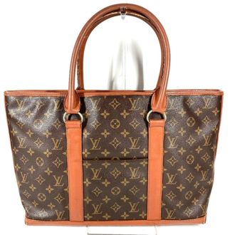 Louis Vuitton Brown Monogram Monogram Shoulder Bag Tote Bag (Pre-Owned)