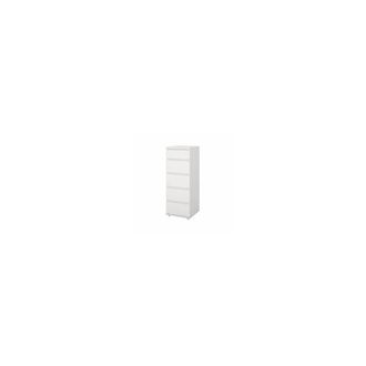 Tvilum Kit Cassettiera Nova 5 Cass 40,2x40x106,6cm Bianco