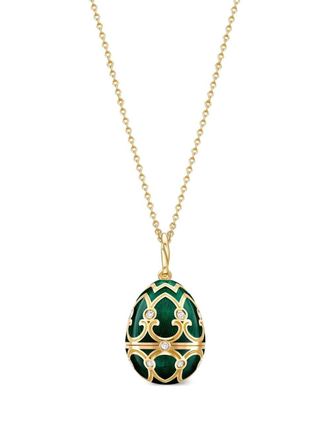 Fabergé Collana Heritage Panda Surprise in oro giallo 18kt con diamanti - Verde