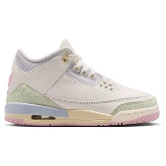 Nike Jordan Boys Retro 3 - Boys Grade School Basketball Shoes - Green / White / Pink Size 3.5