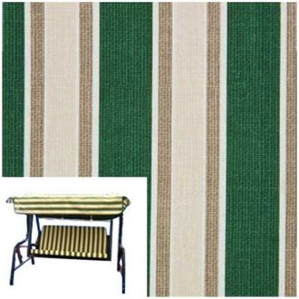 OEM Cojines + Toalla Multiraya Verde Columpio 4p Xtra