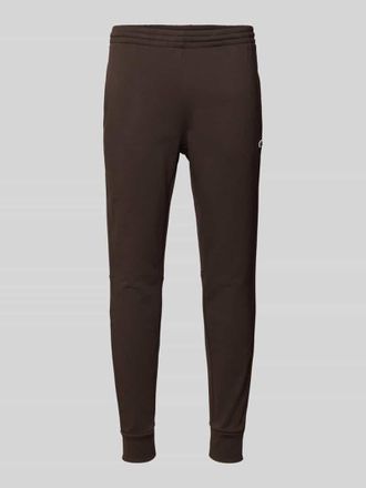 Lacoste Regular Fit Sweatpants aus Baumwoll-Mix in Dunkelbraun, Gr&ouml;&szlig;e XL