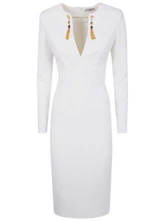 Elisabetta Franchi Midi Fit Dress