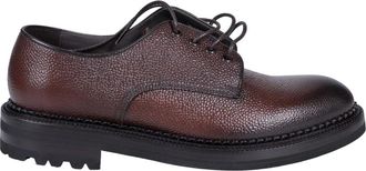 Green George Derby Laced Shoe - Heren - Veterschoenen - Bruin - 41 EU - Leer - Schoenen