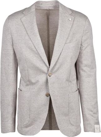 L.B.M. 1911 Blazers, male, Gray, Size: XL Blazer Stondato