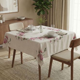 Dmora Tovaglia Parisosi, Lavable A 30&deg;, Forma Cuadrada, 150x150 Cm Multicolor