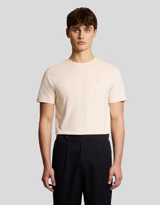 Lyle & Scott Lyle And Scott Mens Cotton Crew Neck T-Shirt - Pink - Size: 40