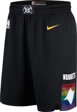 Nike Denver Nuggets City Edition Nike Mens Dri-FIT NBA Swingman Shorts in Black | HM6034-010