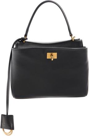Balenciaga Small Rodeo Leather Handbag in 1000 Black at Nordstrom