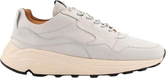 Buttero Vinci Sneakers - Heren - Sneakers - Wit - 42 EU - Leer - Schoenen