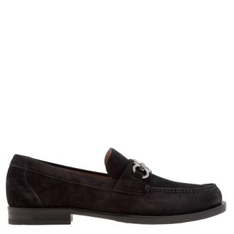 Ferragamo Fort Gancini Horsebit Loafers, Size 9 E